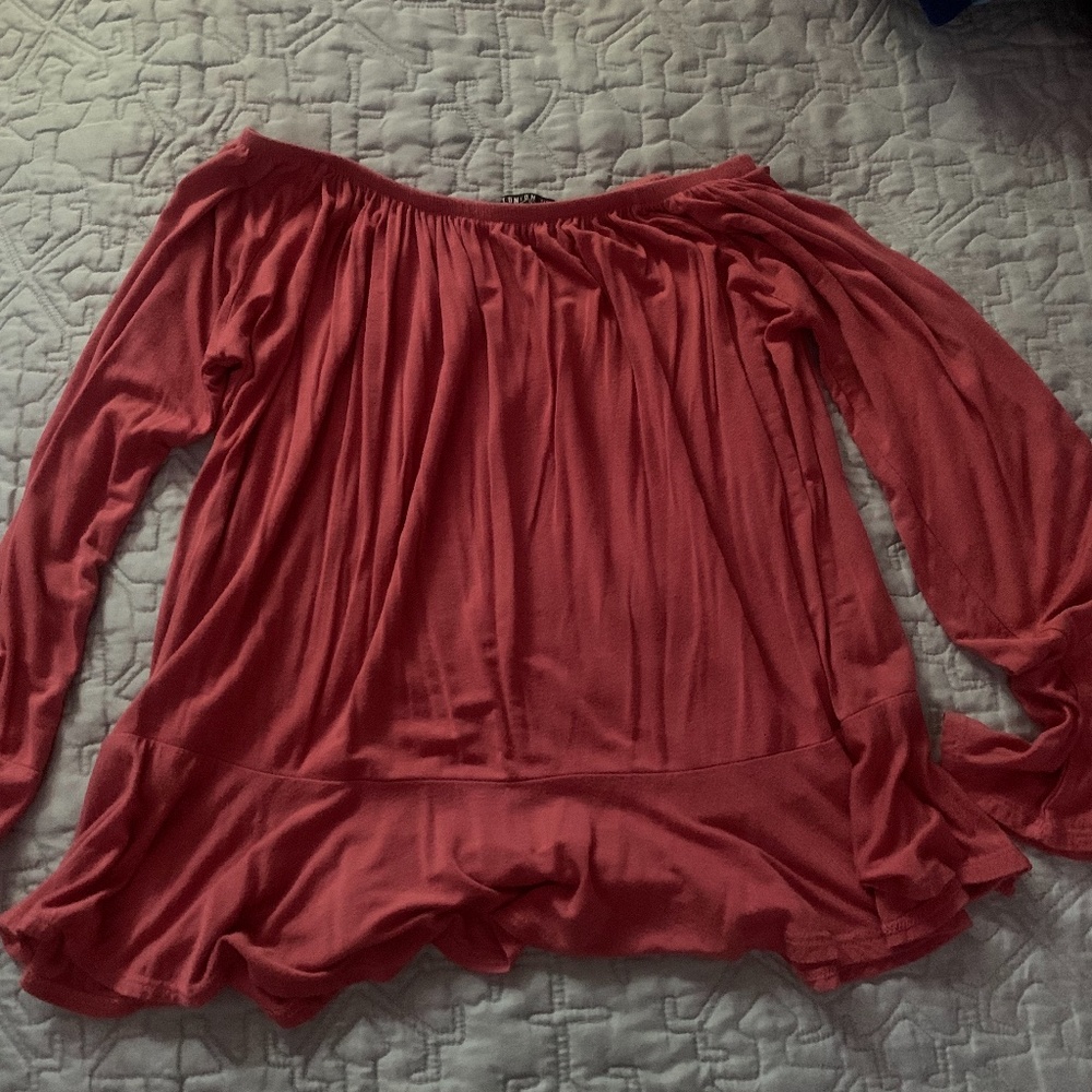 Cotton On Off the Shoulders Long Sleeve Blouse